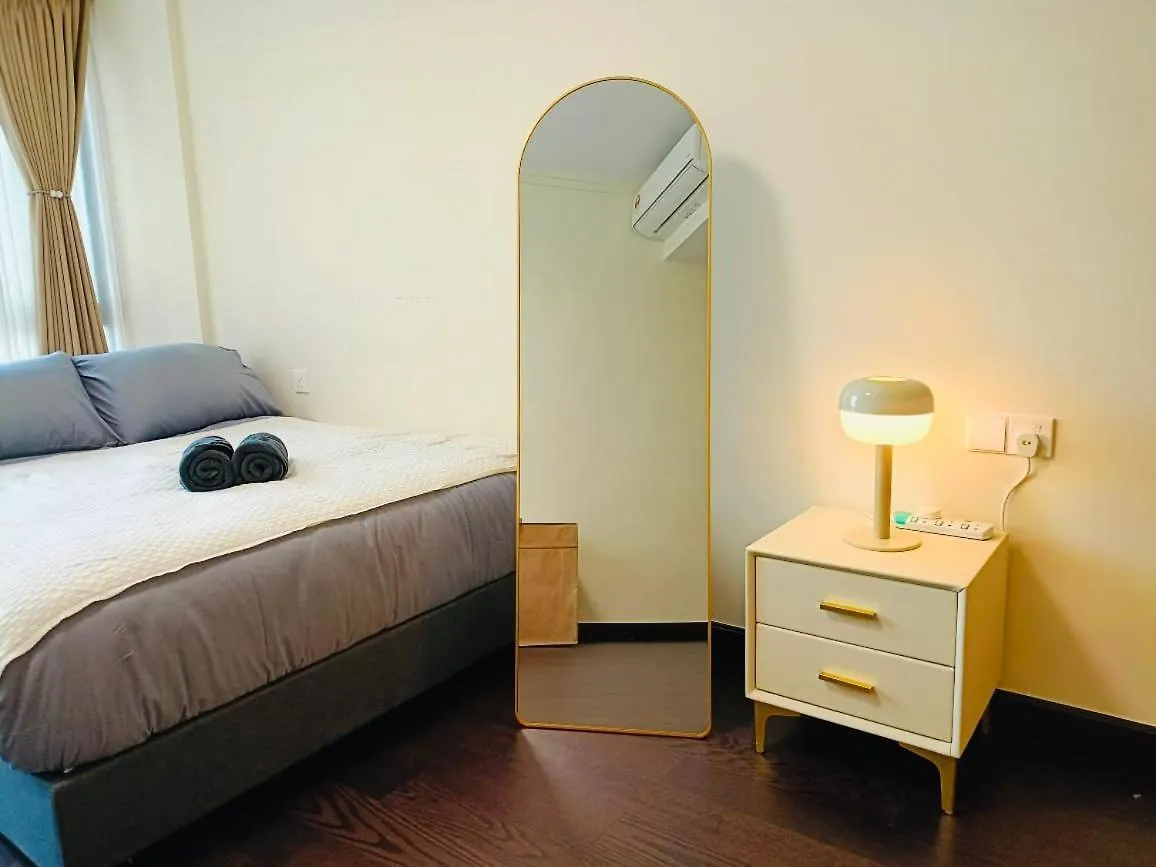 公寓 R&F Seine Region Family Suite Seaview 4Br 10-15Pax Near R&F Mall Ciq 新山